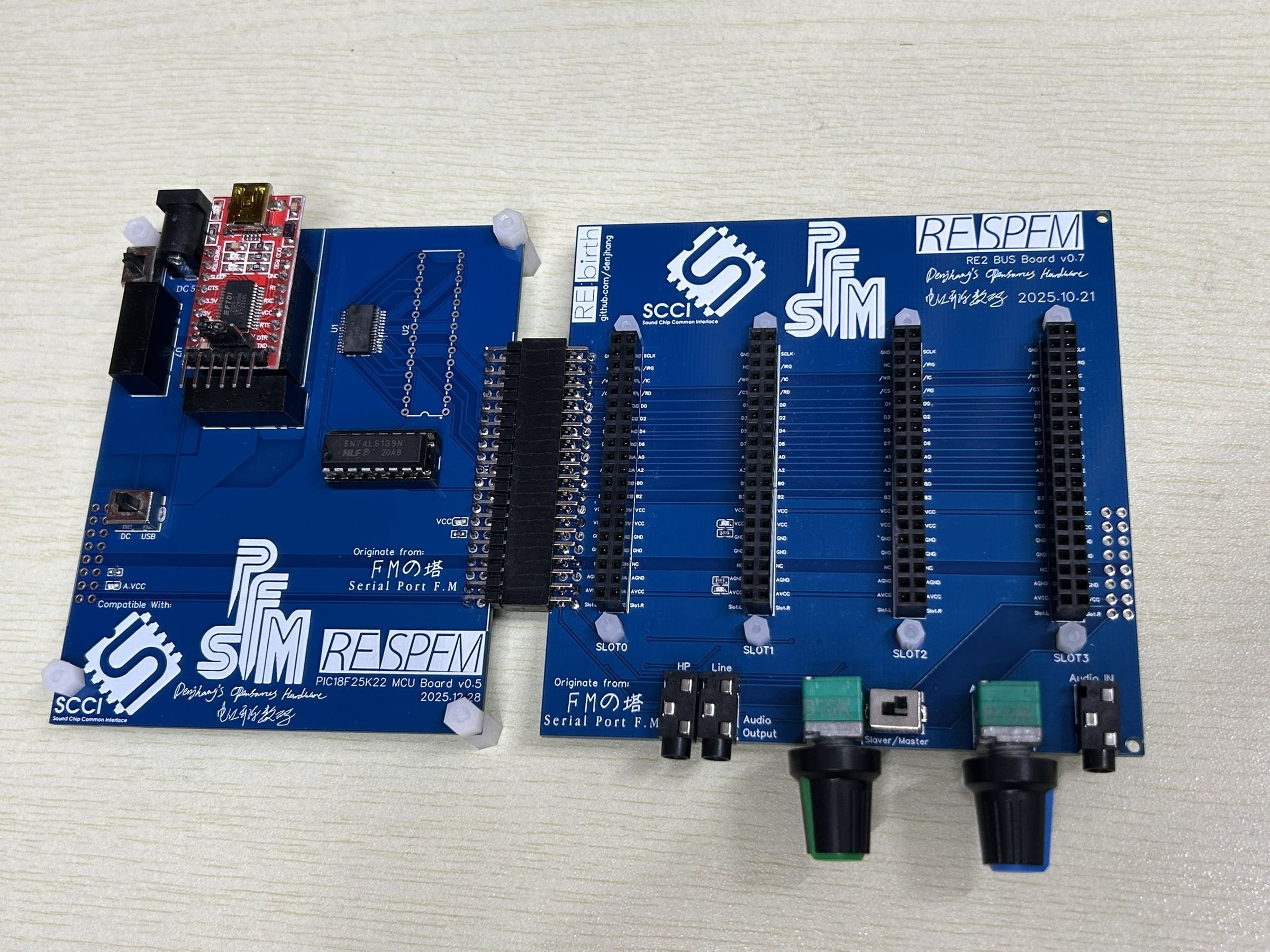 RE2-YM2163 - Project RE:birth 2nd Sound Card
