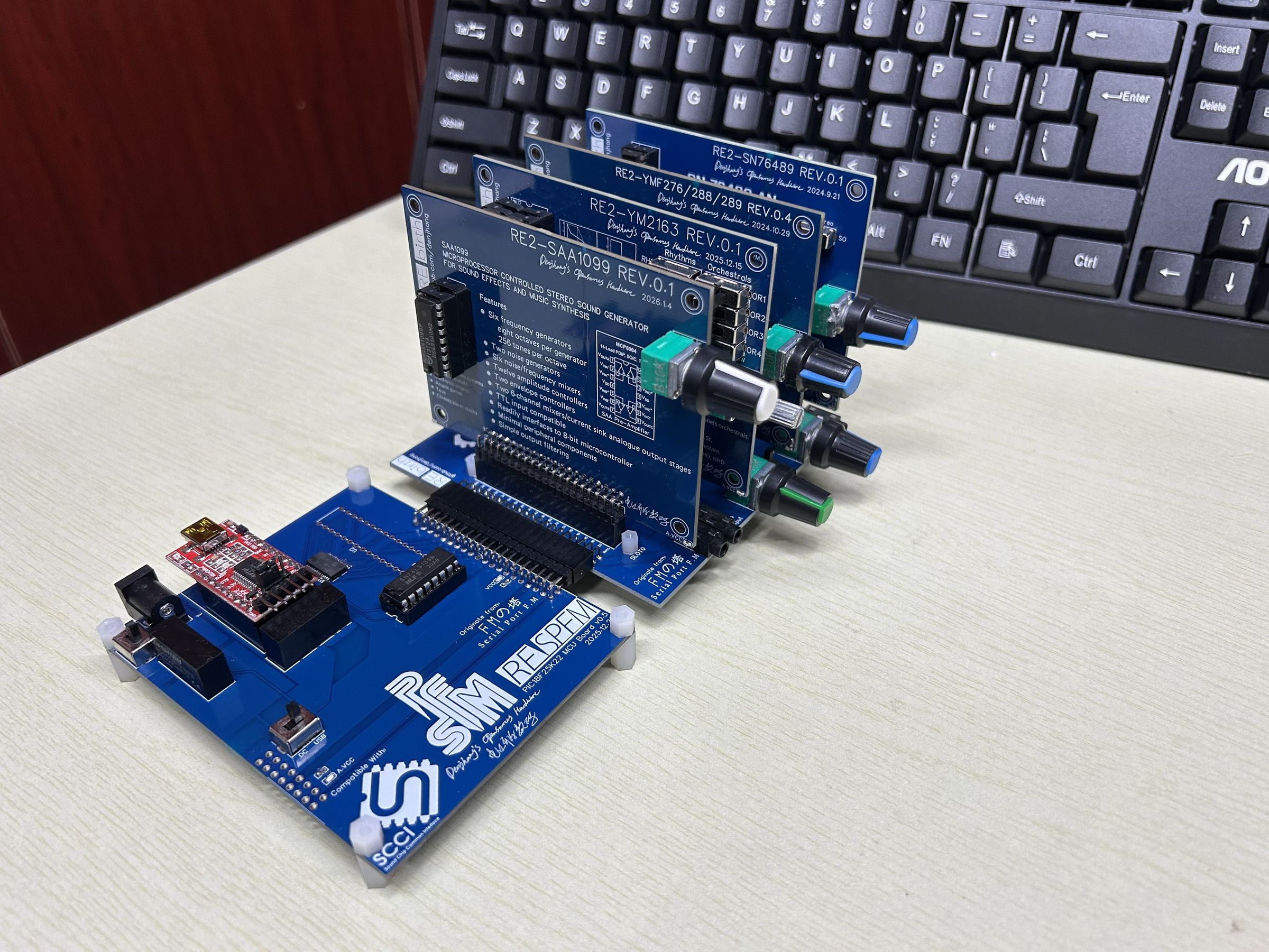 RE2-YM2163 - Project RE:birth 2nd Sound Card