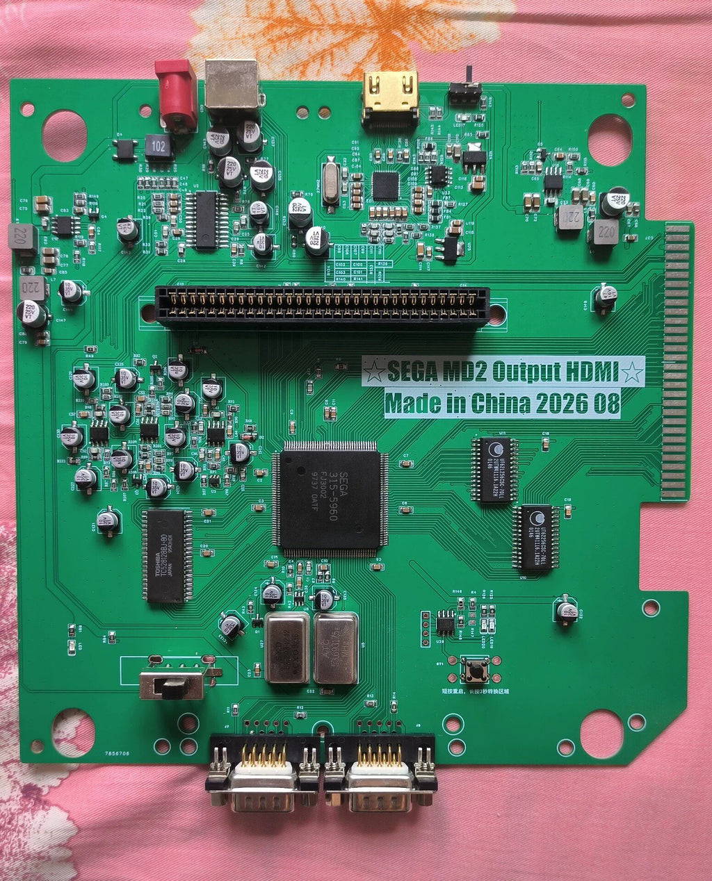 Mega Drive / Genesis VA4 HDMI — Original SEGA 315-5960 Chipset
