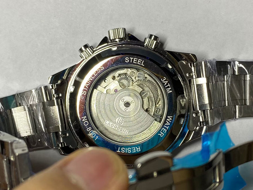 Classic Triple-Calendar Mechanical Dress Watch
