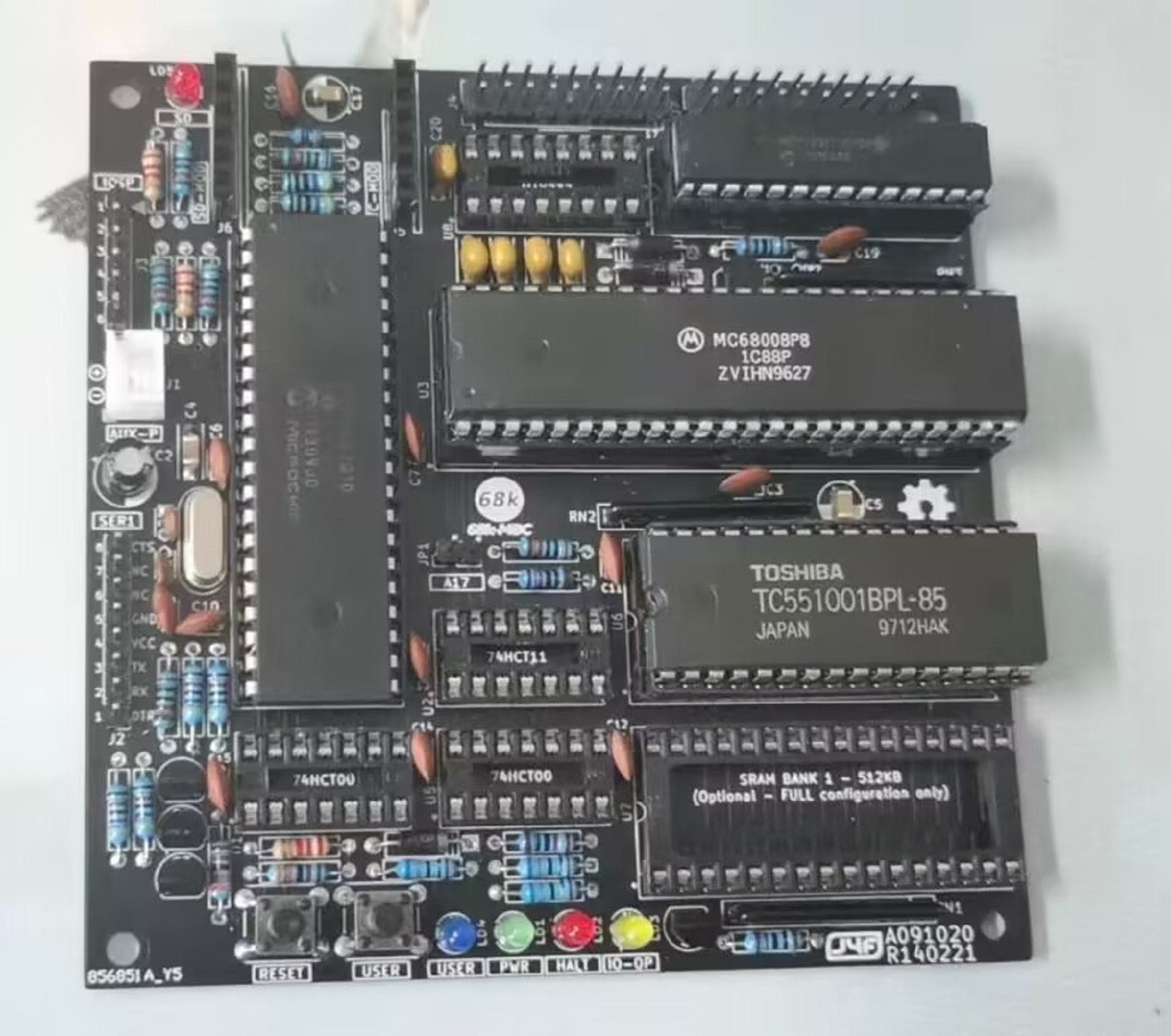 68k-MBC: a 3 ICs 68008 Homebrew Computer