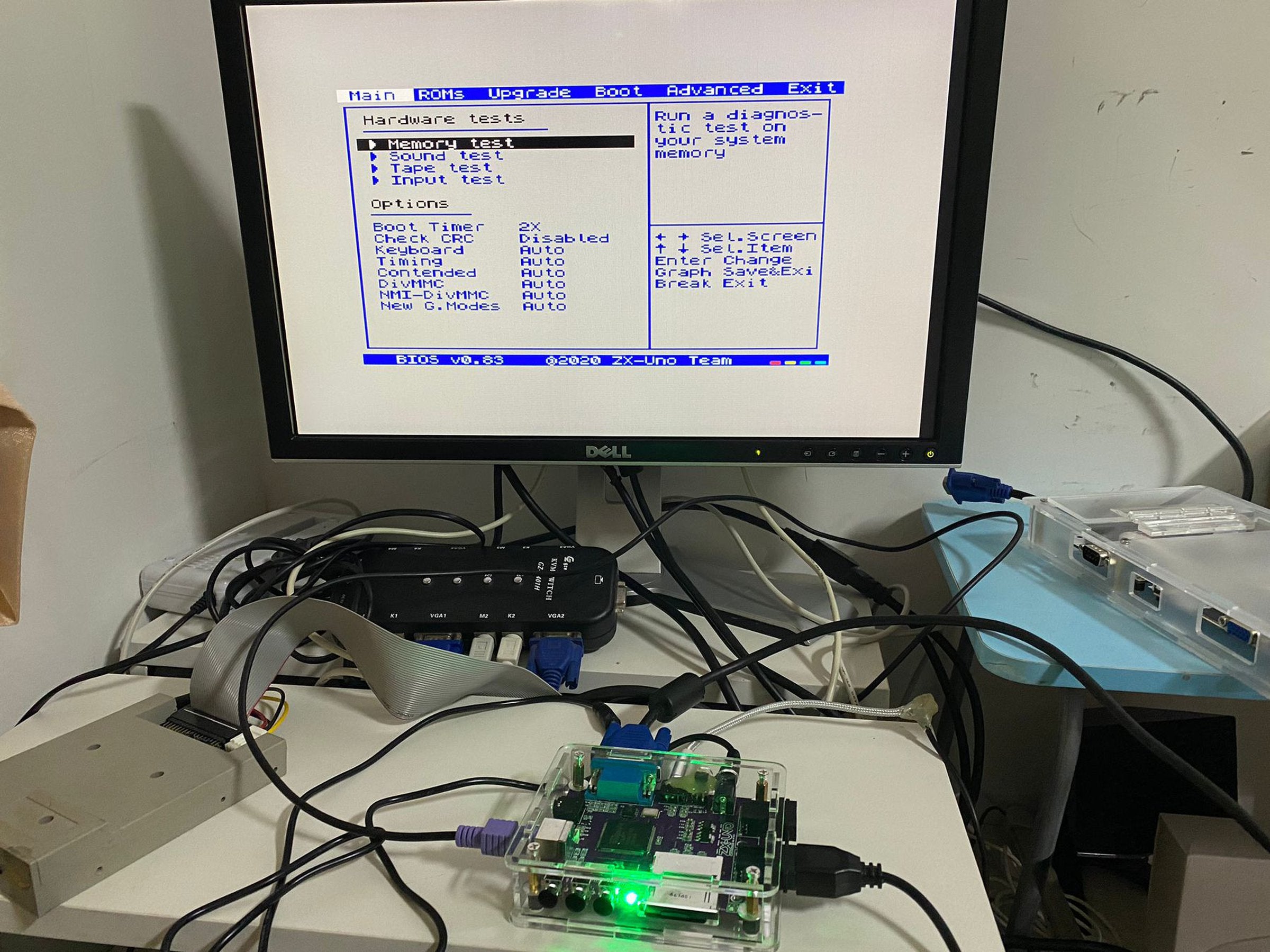 ZXUNO VGA 2M - Multi-Soft Core FPGA 8-Bit Console