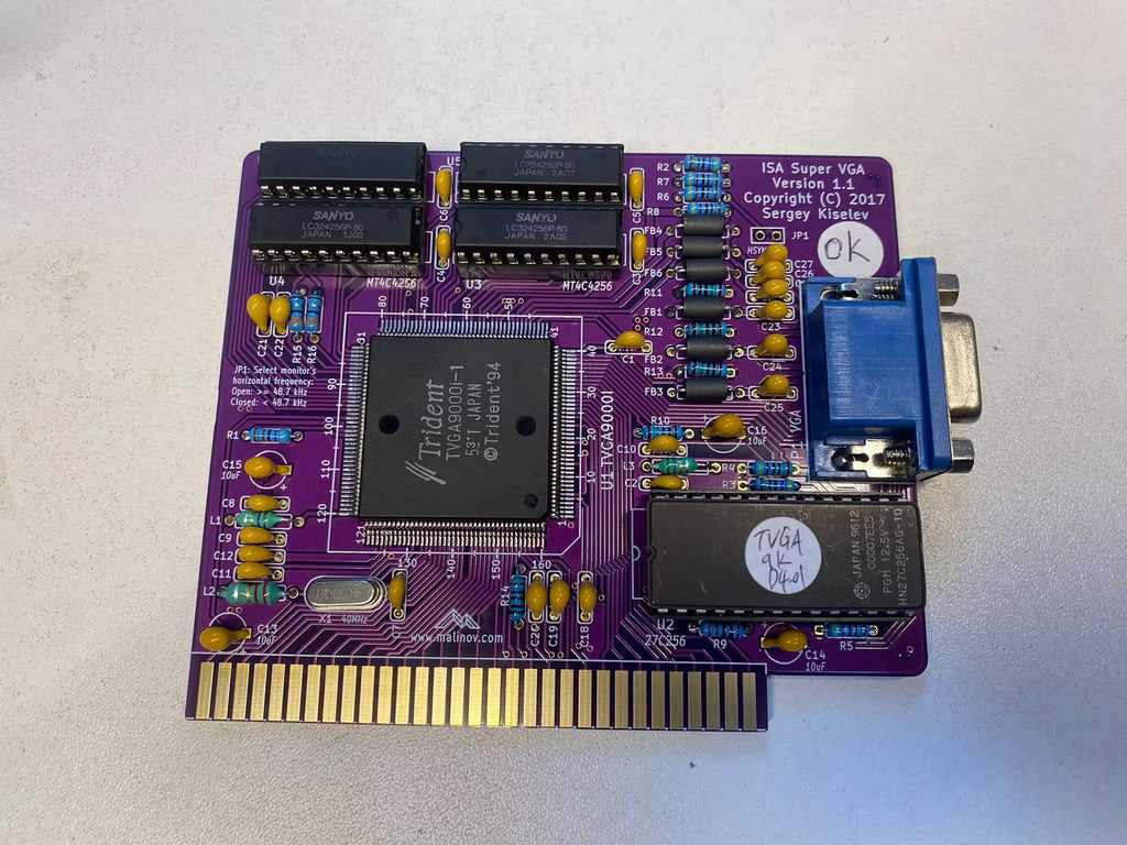 ISA Super VGA - Trident TVGA9000i