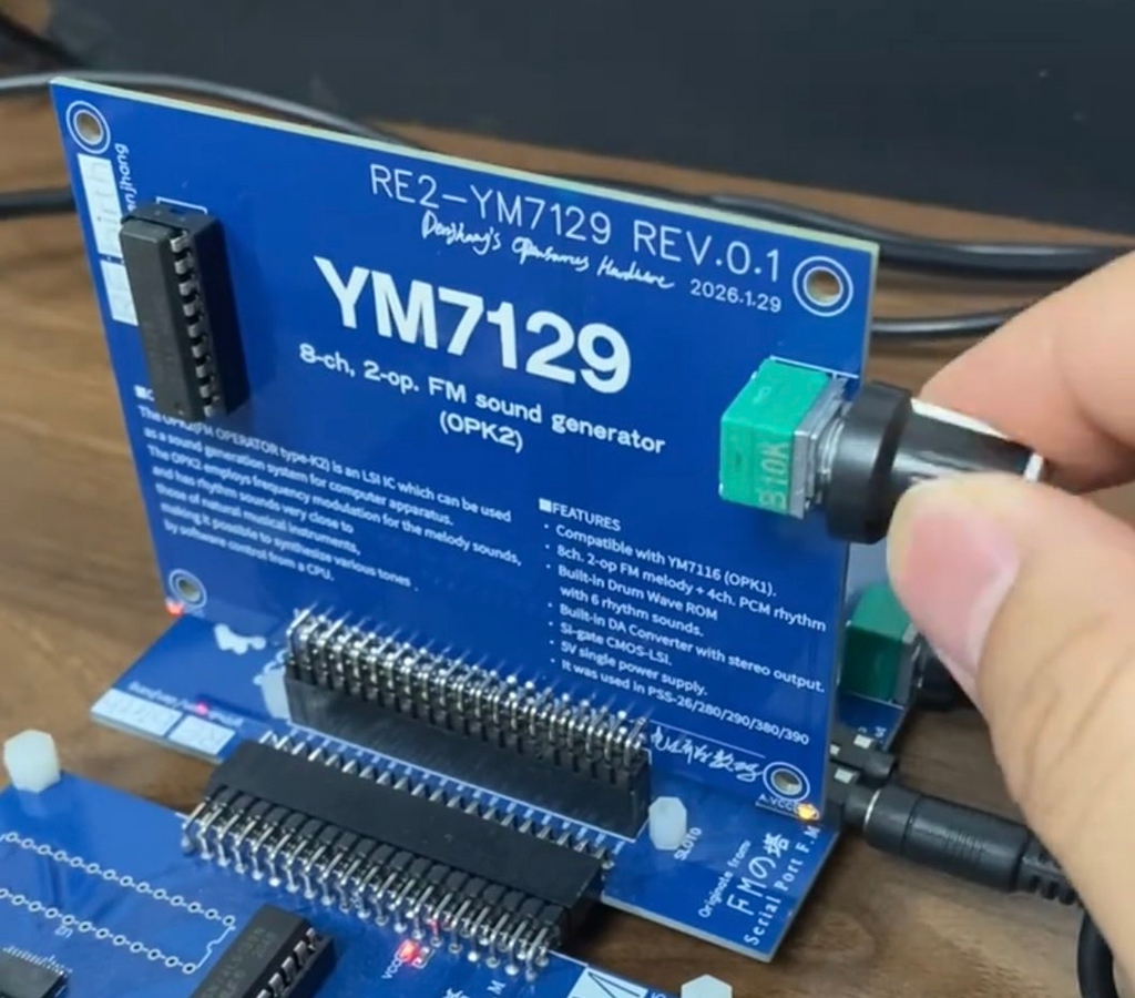 YM7129 FM Operator Type-K2 Sound Card