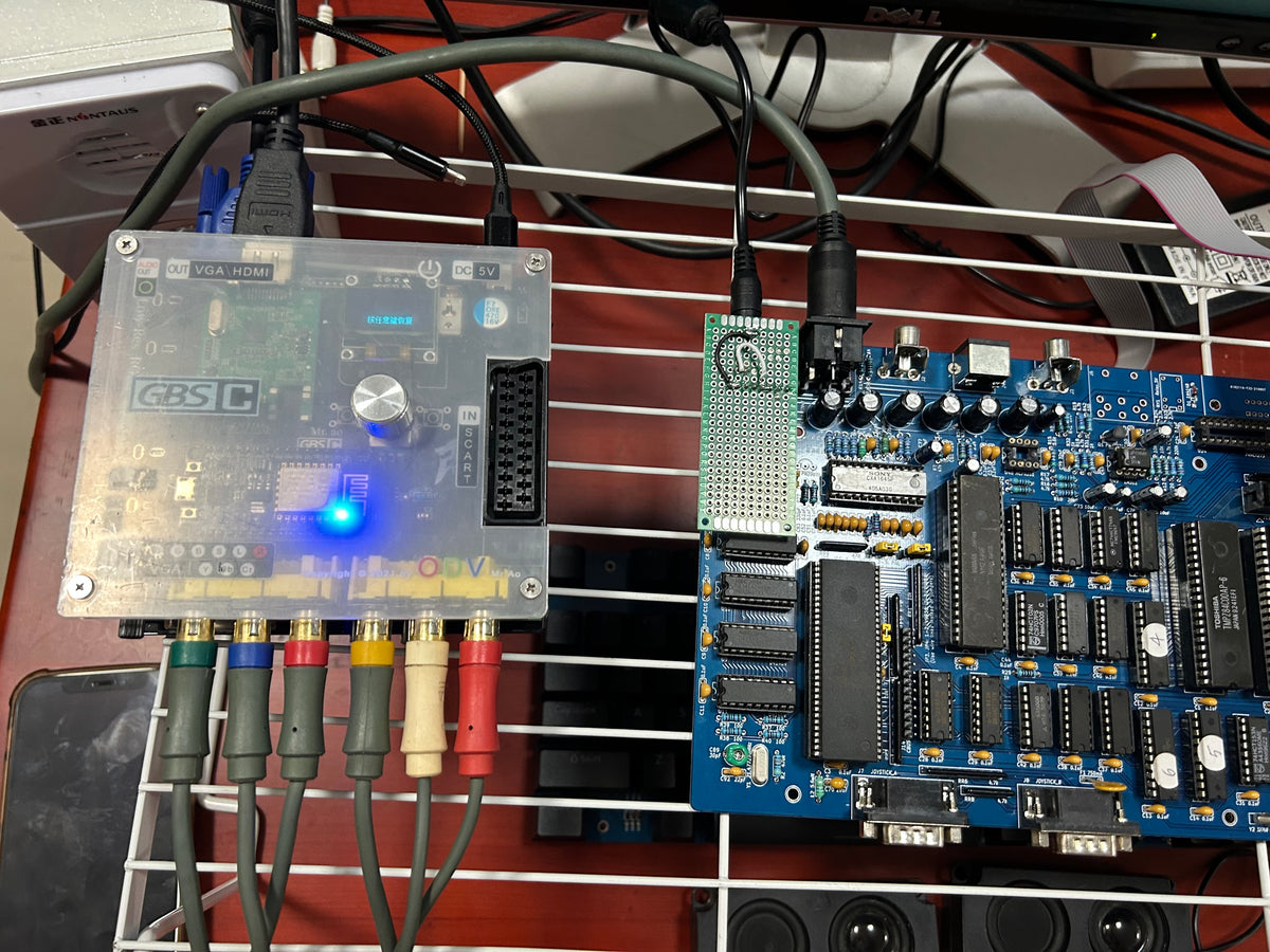 Omega MSX2+ Analog RGB to RGBS Video Cable — GBSC Compatible