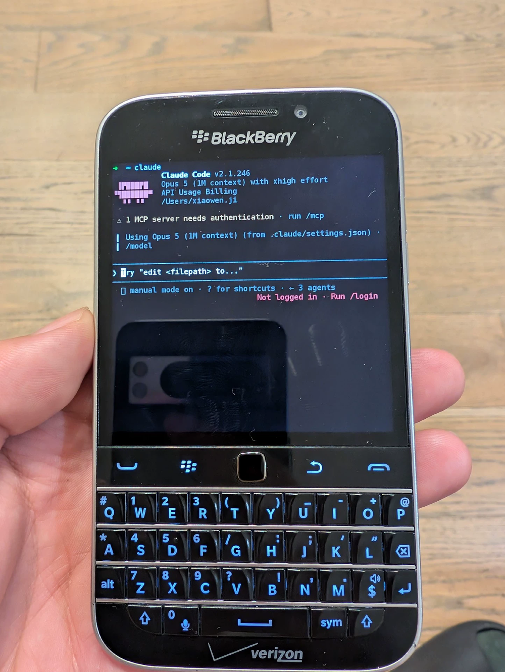 BlackBerry Q20 Classic | Used AI Remote & SSH Handheld