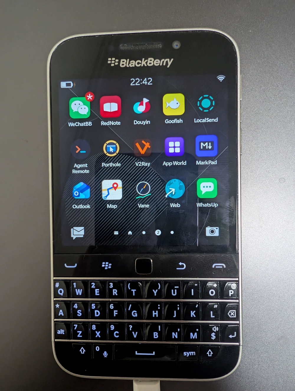 BlackBerry Q20 Classic | Used AI Remote & SSH Handheld