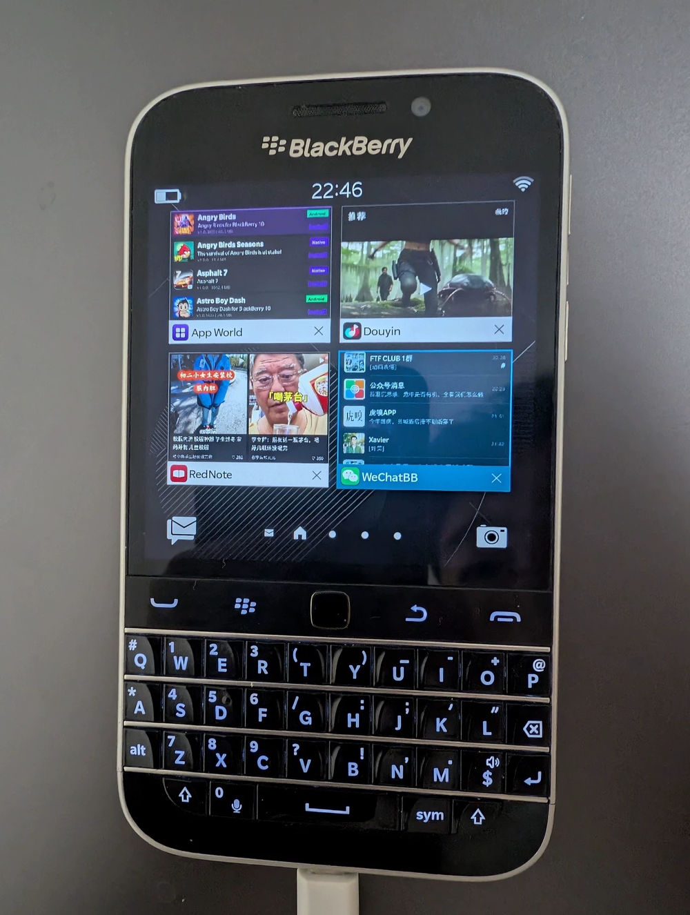 BlackBerry Q20 Classic | Used AI Remote & SSH Handheld