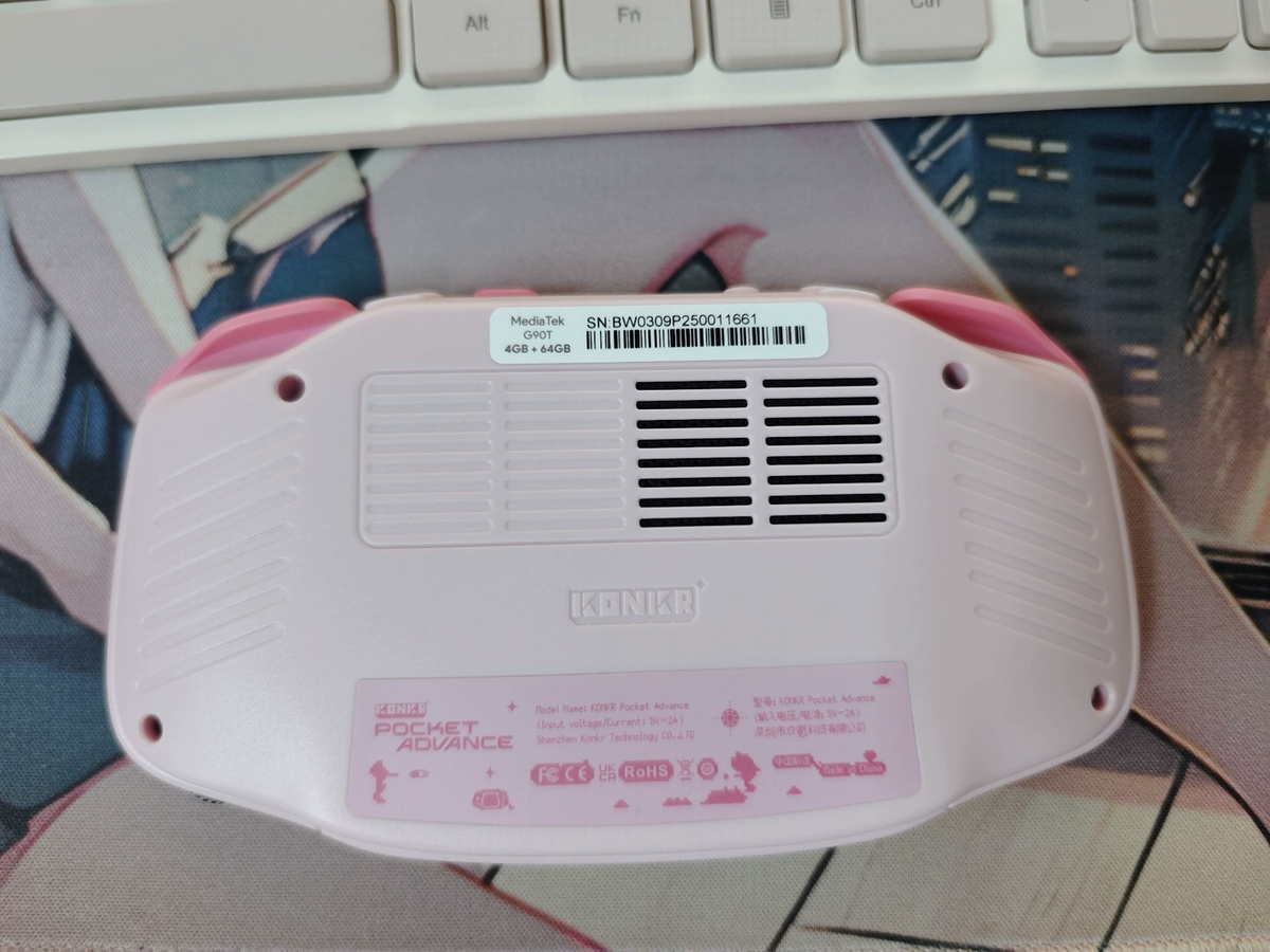 KONKR Pocket Advance Android Handheld Console – Pink 4GB/64GB