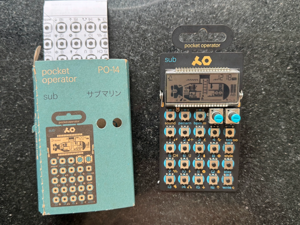 Teenage Engineering PO-14 sub Pocket Bass Synthesizer