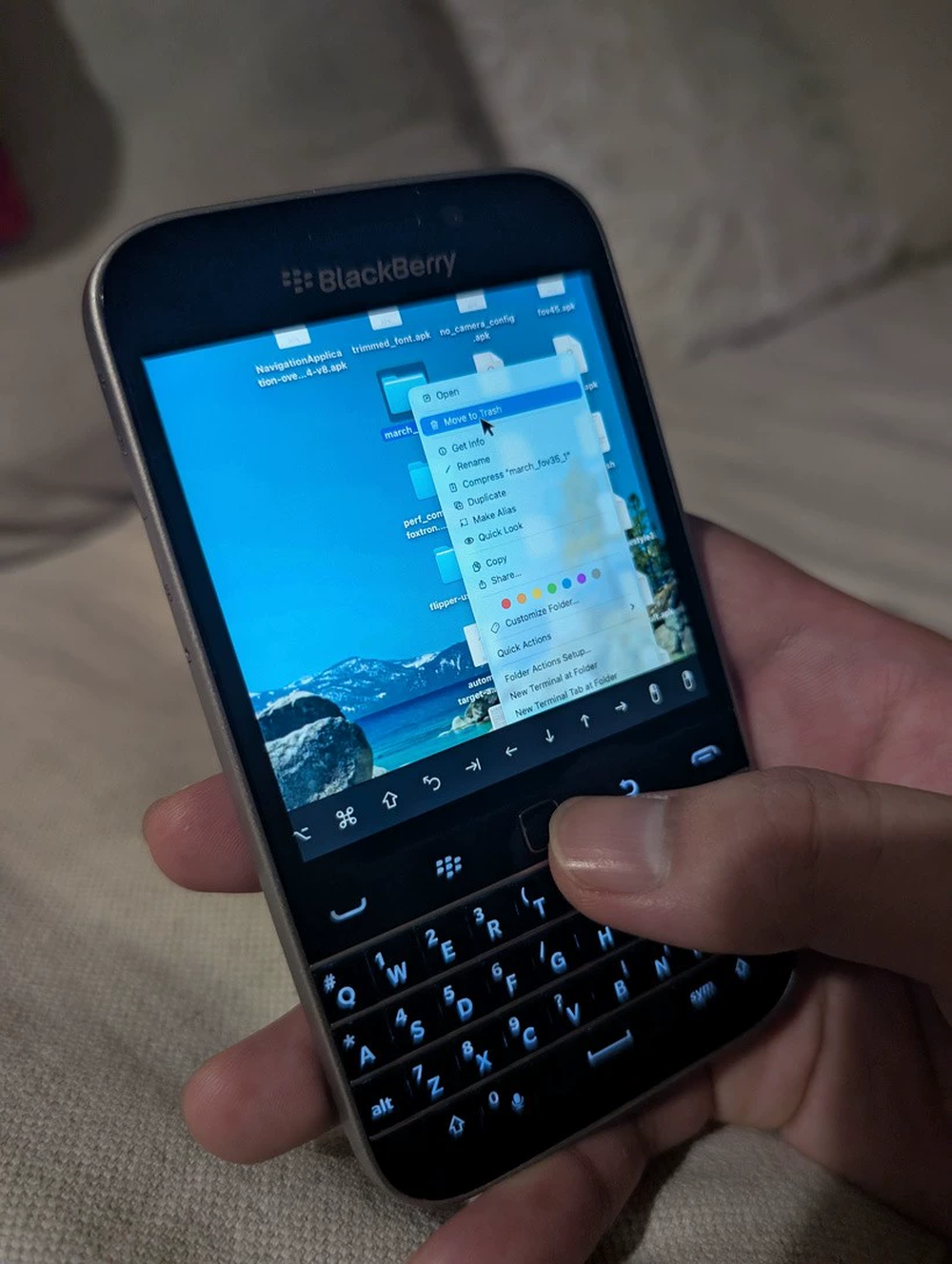 BlackBerry Q20 Classic | Used AI Remote & SSH Handheld