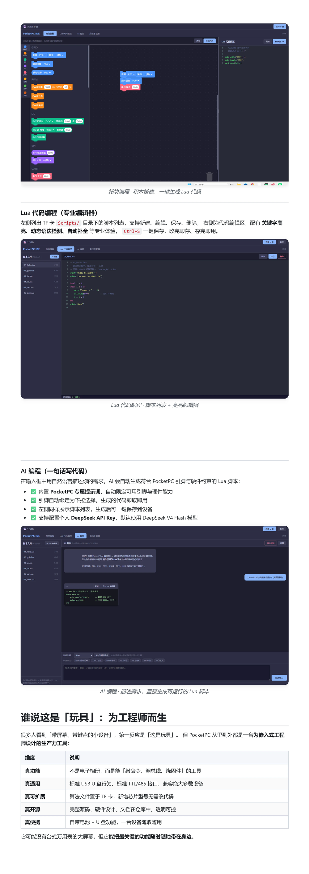 STM32 Lua Script Pocket PC